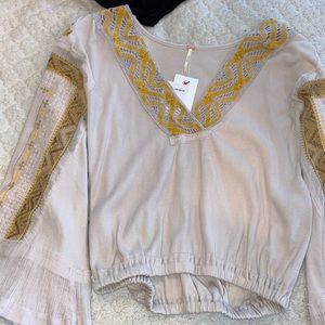 Free people ornate top